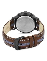 TIMEX - Reloj de pulsera para hombre de piel con cronógrafo de campo de ferias, multicolor - TW2R37700