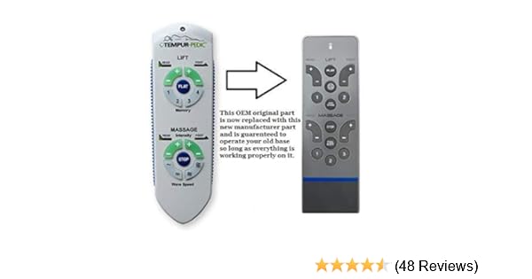program tempurpedic remote