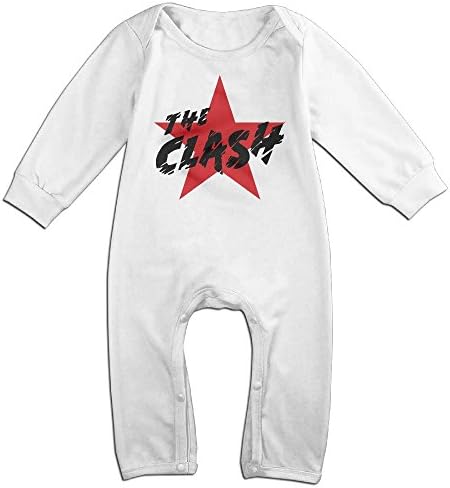 Niguvlpo The Clash Star LogoBaby Long Sleeve Jumpsuit Adorable