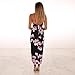 morecome Womens Boho Tube top Dress Lady Beach Summer Maxi Dress (L, Black)