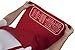 The Smart Baker® Cheat Sheet Baking Apron with Measurement Conversions - As Seen on Shark Tank - Red