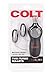 CalExotics Colt 7-Function Twin Turbo Bullet Vibrator - Sex Toys for Couples - Wired Adult Vibe Eggs Massager - Black