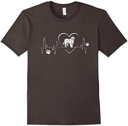 Mens Chinook t-shirt, I love Chinook  heart beat 2XL Asphalt