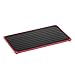 VonShef Defrosting Tray with Red Silicone Border Thaws Frozen Food Faster, Defrost Meat, Vegetables Quicker, No Electricity, No Chemicals, No Microwave