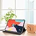 Case for New iPad Pro 12.9 Inch 2018 (3rd Gen), HBorna 360 Degree Rotating Stand Smart Cover Protection with Auto Sleep/Wake Function for The All Screen iPad Pro 12.9'' (2018 Release), Black