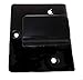 Adjustable Flip Latch for Double Gates (Black Finish)