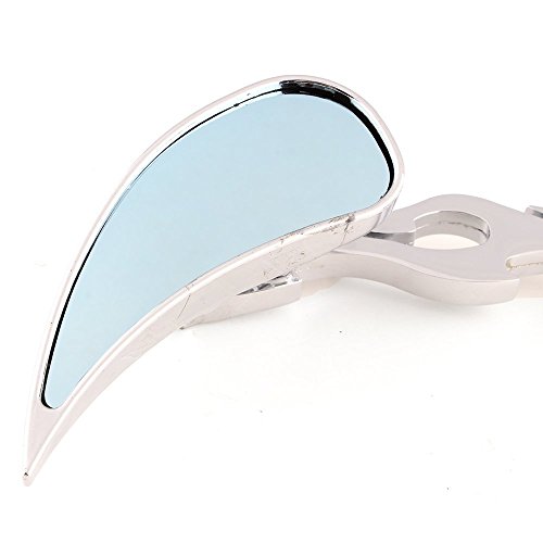 OKSTNO Customized Motorcycle Flame Teardrop blinkers Side Mirrors 8-10mm for Cruiser Bikes
