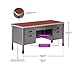 OFM Core Collection Mesa Series 5-Drawer Double Pedestal Teacher's Desk, in Maple