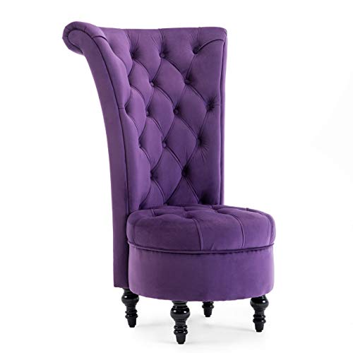 Best velvet button tufted accent chair