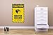 Caution Master Builder at Work Sticker Vinyl Decal Wall Decor Print for lego Themed Rooms and brickbuilders (Medium-12x18, DISP)