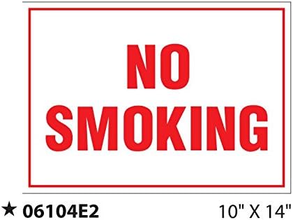 MYSIGN 06104E2-CP "No Smoking"