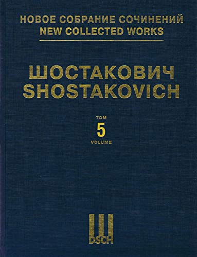 Symphony No5 Op47 Full Score Dsch New Collected Works Volume 5 Ncw 5 by 