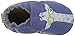 Robeez Boys' Soft Soles, Genius Blue, 12-18 Months M US Infant