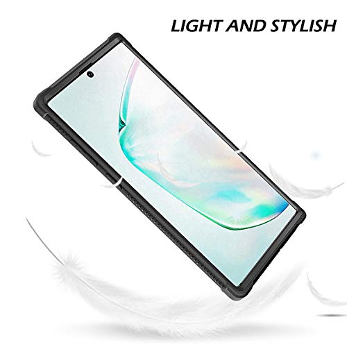 dexnor-case-for-samsung-galaxy-note-10-plus-without-screen-protector-clear-bumper-shockproof