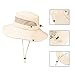 Jogoo Outdoor Boonie Sun Hat,Summer UPF 50 Protection Fishing Hat for Men& Women,Quick Drying and Breathable,Wide Brim Hat for Camping,Hiking and Boating.