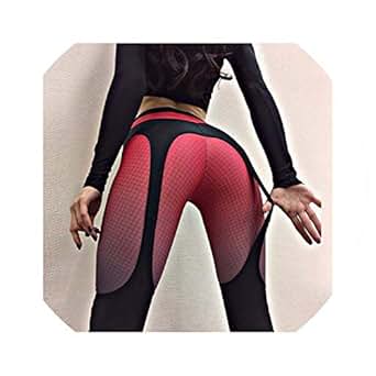 Amazon.com: Red Heart Fitness Yoga Pants Sport Leggings Women Pants Wear Gym Elastic Slim Pant 