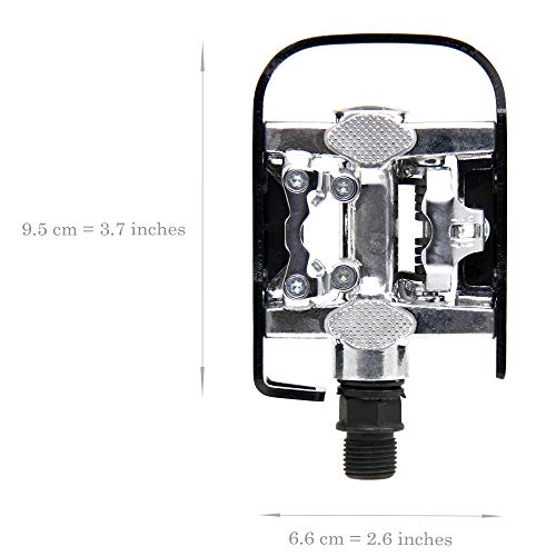 Wellgo Shimano SPD Compatible Multi-Function Mountain Bike Pedal