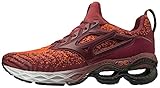Mizuno Men's Creation WAVEKNIT 2 Running Shoe, Tang