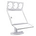MAKARTT XLarge Lighted Big Makeup Mirror 3X/5X/10X Magnifying Trifold Vanity Mirror Best Gift for Women White
