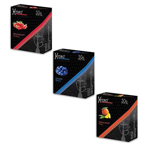 Hydro Hookah Flavors, Fruit Mix Hookah Shisha in Strawberry, Blueberry