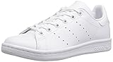 adidas Originals Unisex-Kids Stan Smith J Sneaker, White/White/White, 4 Medium US Big Kid