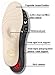 Pedag Viva | Leather Arch Support Inserts | Handmade in Germany | Plantar Fasciitis Relief | Metatarsal Pad | Heel Cushion | Activated Charcoal for Odor | Tan | Women US 10/ Men 7/ EU 40