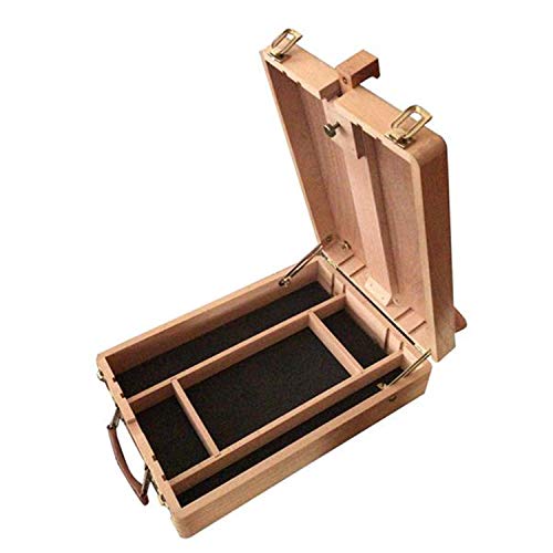 HBX-11 Portable Beech Sketch Box with Easel 362711.5cm Wood Color - Thumbnail 5
