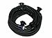 50-Foot 12/3 Black Outdoor Multi Outlet Extension Cord 5 Water Resistant Covered Outlets