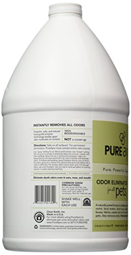 PureAyre - All-Natural Plant Based Pet Odor Eliminator, Pure, Powerful and Completely Safe - 1 Gallon Refill Bottle