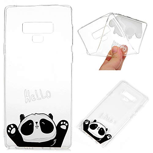 Galaxy Note 9 Case for Girls, Women Slim Clear Full High Protection Shock Absorption Waterproof Flexible TPU Bumper Anti-Scratch Protective Cases Cover for Sumsung Galaxy Note 9