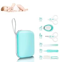 WDXIN Baby Grooming Care Nature Healthcare Kit Nail Clipper Nursing Suit Baby Nail Clipper Infant Safety Scissors Convenient Easy to Carry.