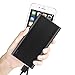 EasyAcc 10000mAh Power Bank Portable Charger for iPhone Samsung HTC Smartphones Tablets - Black and Grey