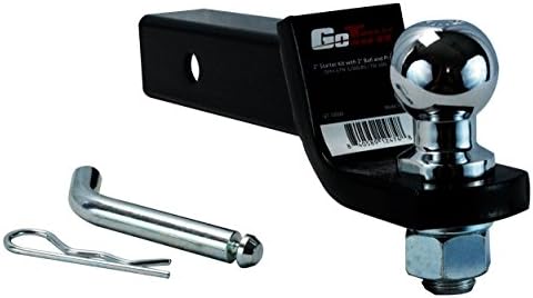 GoTow Trailer Hitch Ball Mount, Class 3-2" Drop Starter Kit w/ 2" Ball and Pin/Clip Kit