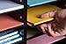 AdirOffice Wood Adjustable Literature Organizer (12 Compartment, Black)