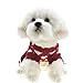 MuYaoPet Small Dog Sweaters Girl Red Winter Warm Dog Christmas Dress Costume Clothes Dachshund Chihuahua Corgi (Red, S)