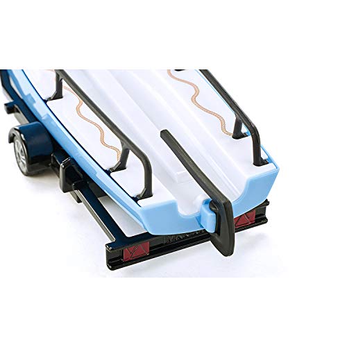 siku 2564, Mercedes-AMG G65 mit Segelboot, 1:50, Metall/Kunststoff, Rot/Blau, Inkl. Trailer aus Metall, Viele Spielfunktionen – Bild 5