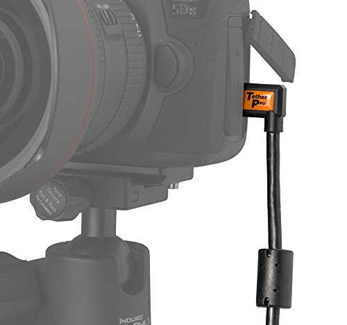 TetherPro USB 3.0 male to Micro-B Right Angle Cable, 15 feet, Black