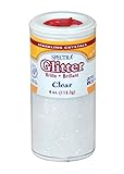 Pacon Spectra Glitter Sparkling Crystals, Clear, 4-Ounce Jar (91830)