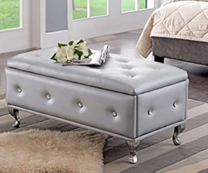 Amazon Com Homek End Of Bed Storage Bench Bedroom Benches
