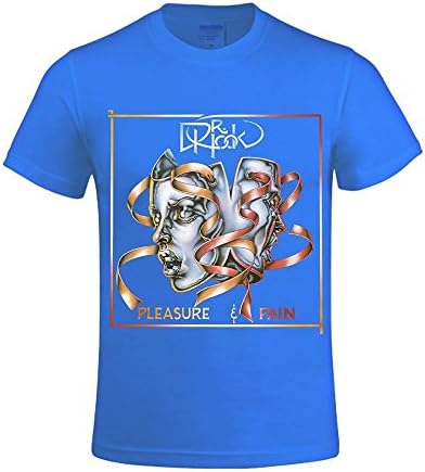 Dr Hook Pleasure Pain T Shirts For Mens Funny Round Neck Blue