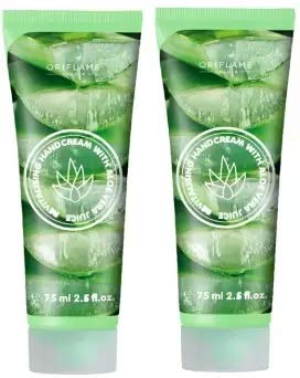 oriflame revitalising hand cream with aloe vera juice