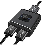HDMI Splitter 4k@60Hz HDMI Switch, ABLEWE Aluminum Bidirectional HDMI Switcher,HDMI Splitter 1 in...