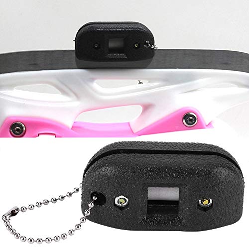 Vobor Ice Skate Edge Blade Sharpener - Ice Skates Knife Grinder Stone,2 Sides Portable Grindstone Grinding Tool,Skate Blade Repairs with Key Chain for Hockey or Skates - Thumbnail 6