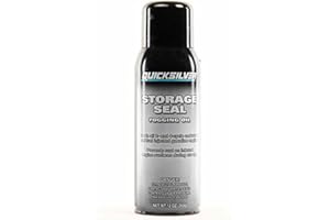 Quicksilver Mercury Mercruiser Boat Marine Storage Seal FOGGING Oil for All 2 & 4 Cycle Carburated & Fuel Injected Gas Engines Outboards Inboard & Sterndrives