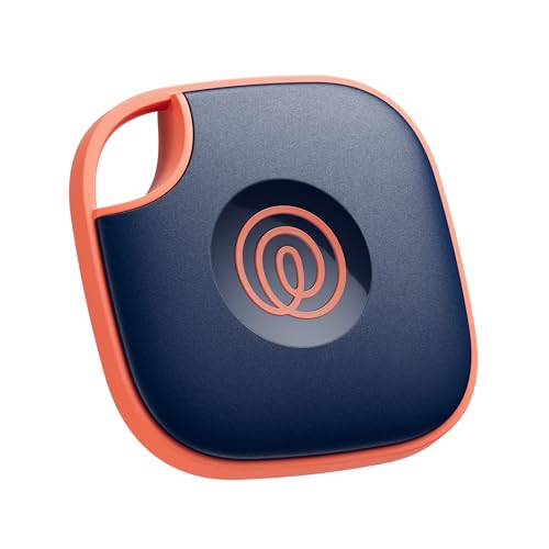 Tile - Localizador Bluetooth, localizador de Llaves y localizador de Objetos para Llaves, Bolsos y Mucho más.Compatible con iOS y Android. Paquete de 1 (Navy Blaze)