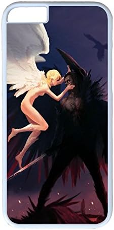 Personalized Angels Vs Devils Slim Hard Cover for iPhone 6 Case (4.7 inch) PC White Cases
