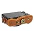 CEARI Vintage Leather Camera Case Bag with Strap for Canon Powershot G7X, G7X Mark II DSLR Camera - Brown