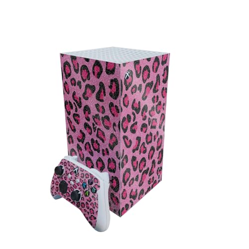 Glossy Glitter Gaming Skin Compatible with Microsoft Xbox Series X Digital Edit…