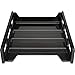 Business Source Front-Load Stackable Letter Tray, Black, Plastic, Rectangular, 62884