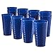 Splash 20-ounce Unbreakable Plastic Tumblers | set of 12 Blue